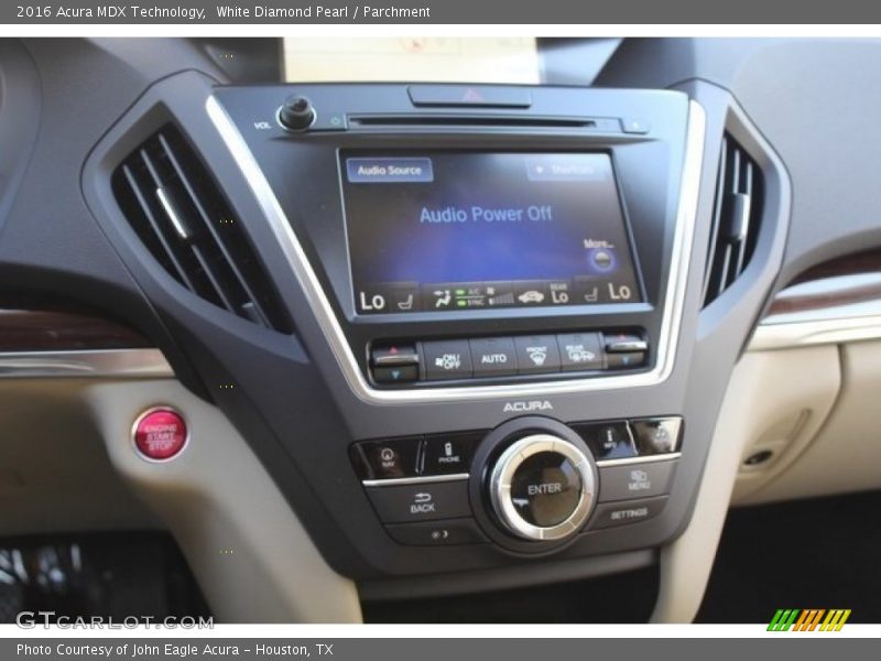 White Diamond Pearl / Parchment 2016 Acura MDX Technology