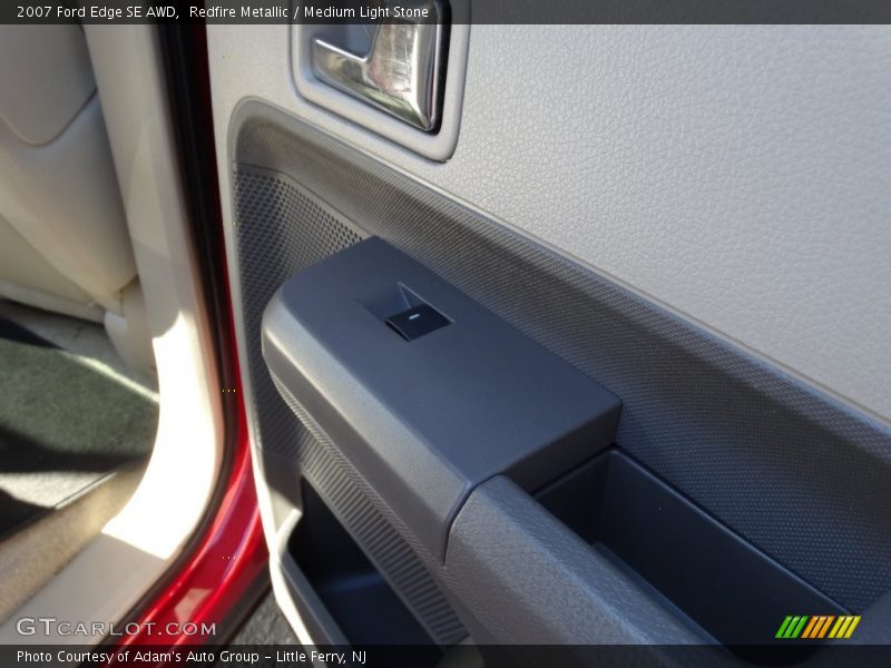 Redfire Metallic / Medium Light Stone 2007 Ford Edge SE AWD