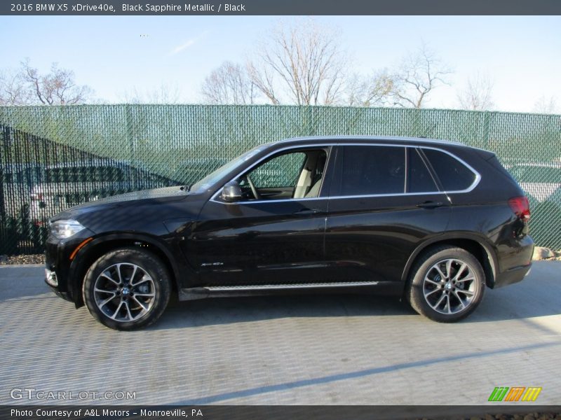  2016 X5 xDrive40e Black Sapphire Metallic