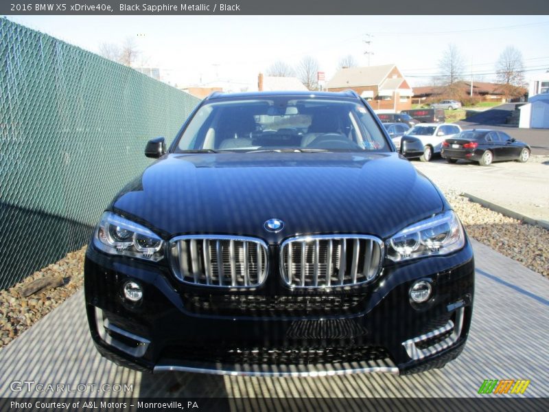 Black Sapphire Metallic / Black 2016 BMW X5 xDrive40e