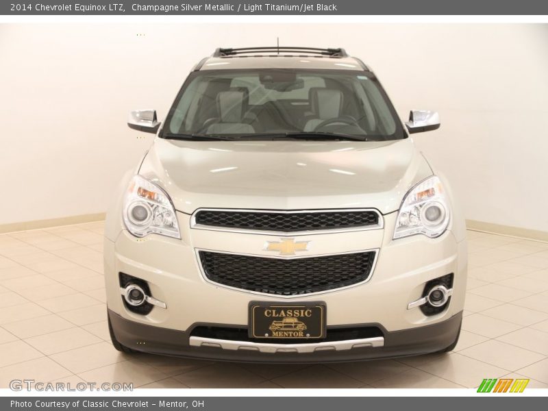 Champagne Silver Metallic / Light Titanium/Jet Black 2014 Chevrolet Equinox LTZ