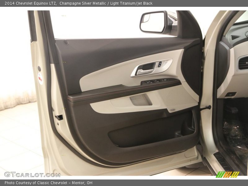 Champagne Silver Metallic / Light Titanium/Jet Black 2014 Chevrolet Equinox LTZ
