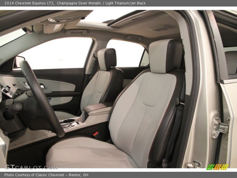 Champagne Silver Metallic / Light Titanium/Jet Black 2014 Chevrolet Equinox LTZ