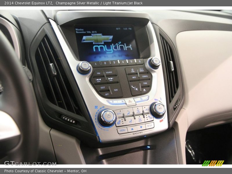 Champagne Silver Metallic / Light Titanium/Jet Black 2014 Chevrolet Equinox LTZ