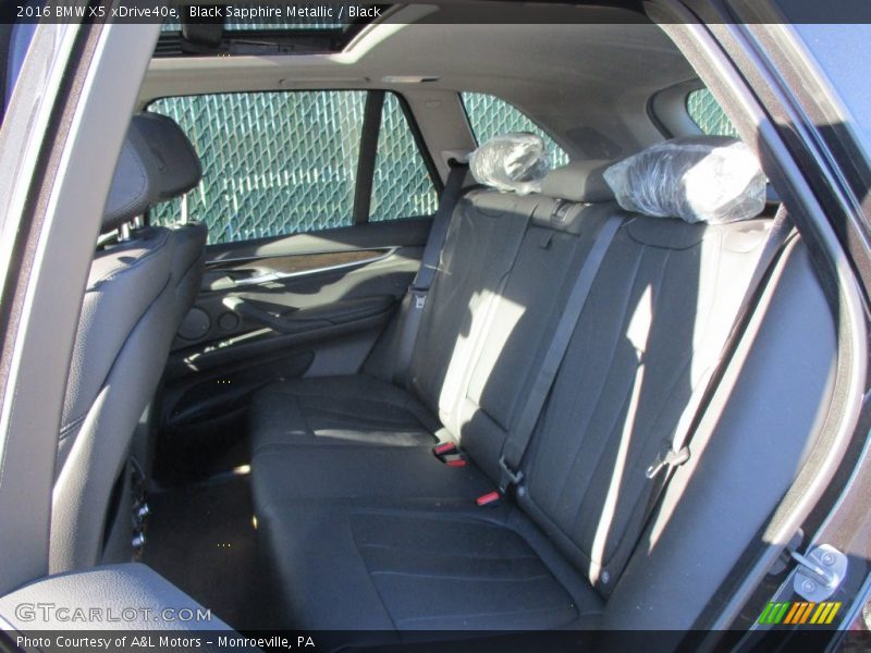Rear Seat of 2016 X5 xDrive40e