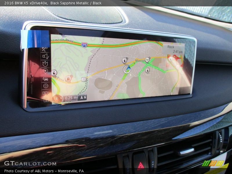 Navigation of 2016 X5 xDrive40e