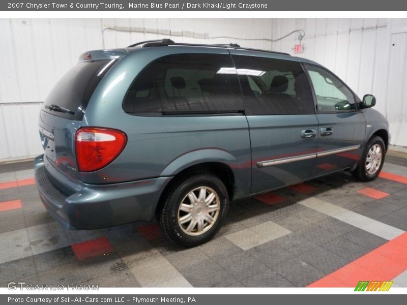 Marine Blue Pearl / Dark Khaki/Light Graystone 2007 Chrysler Town & Country Touring