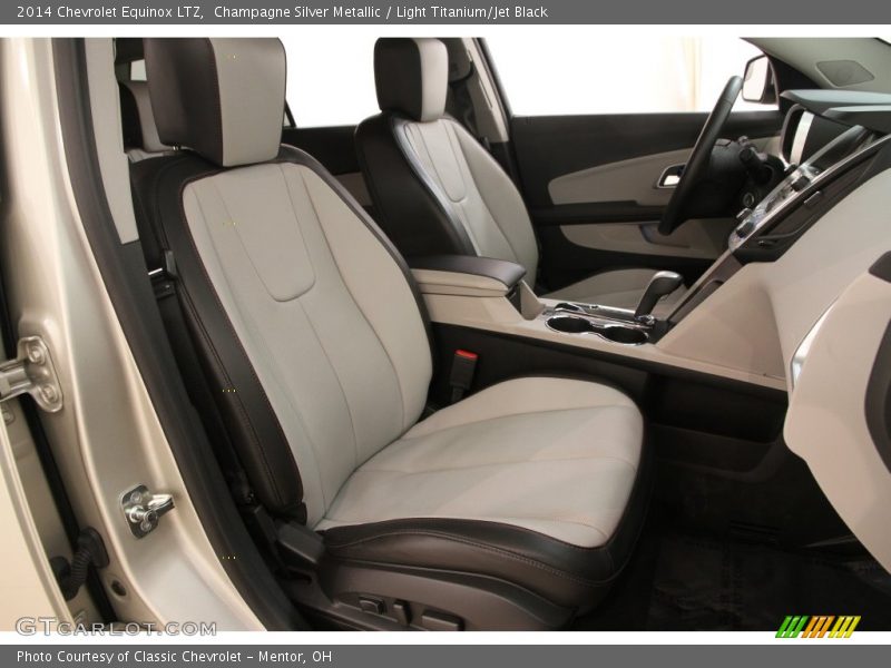 Champagne Silver Metallic / Light Titanium/Jet Black 2014 Chevrolet Equinox LTZ