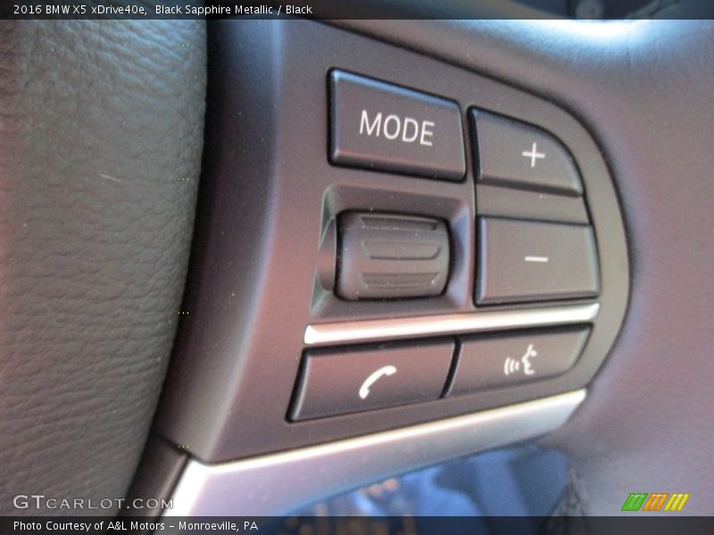 Controls of 2016 X5 xDrive40e