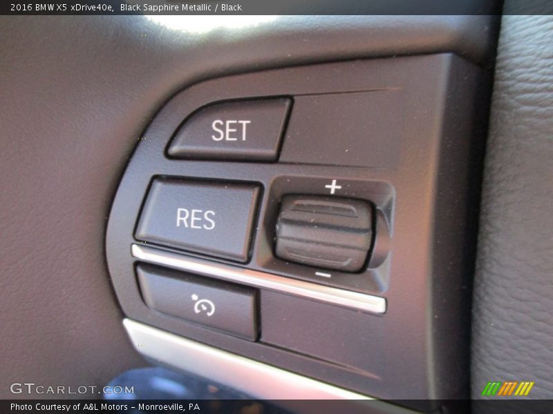 Controls of 2016 X5 xDrive40e
