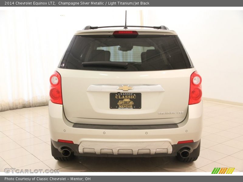 Champagne Silver Metallic / Light Titanium/Jet Black 2014 Chevrolet Equinox LTZ