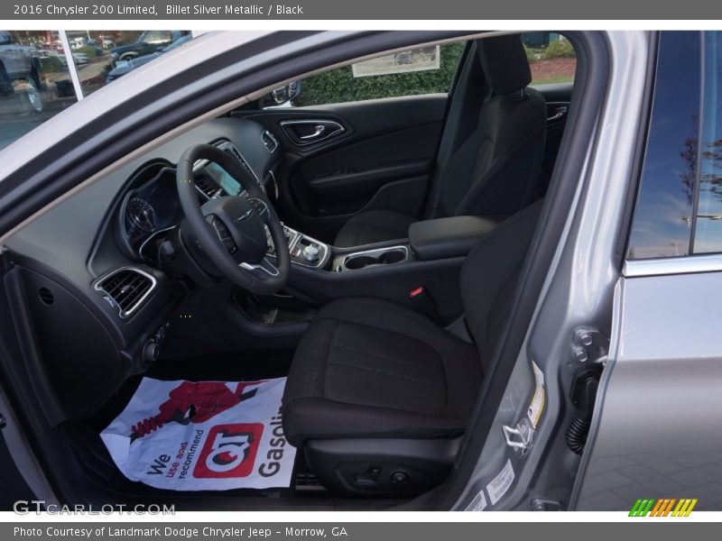 Billet Silver Metallic / Black 2016 Chrysler 200 Limited