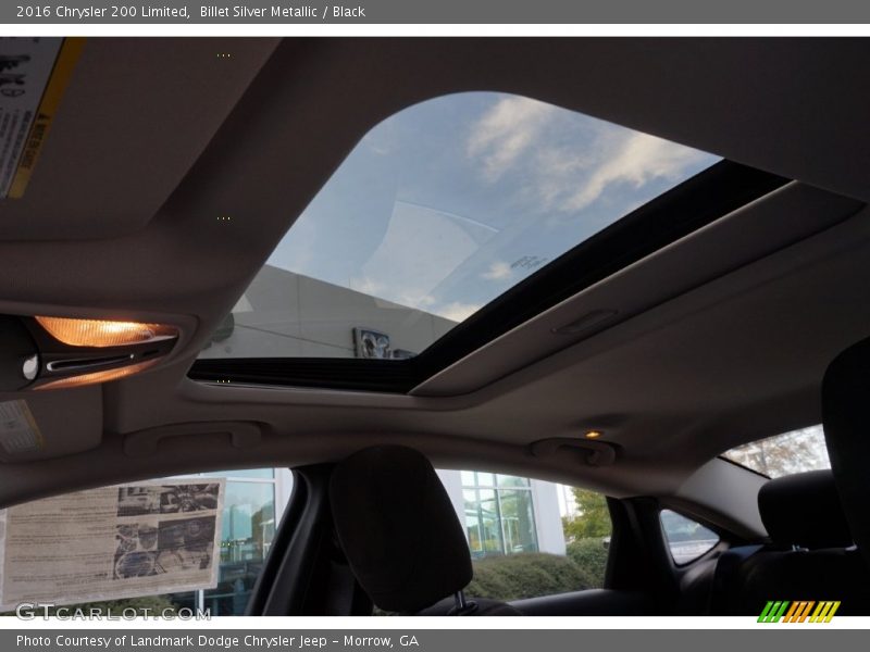 Billet Silver Metallic / Black 2016 Chrysler 200 Limited
