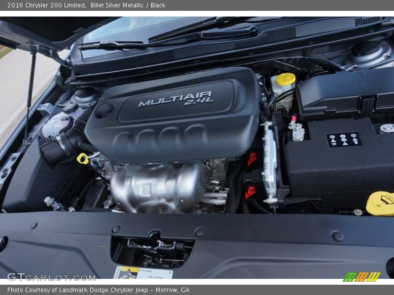 Billet Silver Metallic / Black 2016 Chrysler 200 Limited