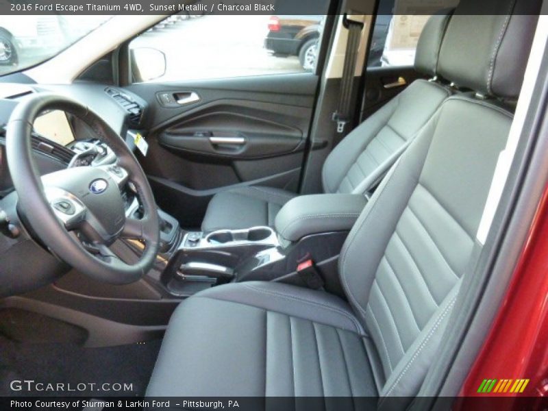 Sunset Metallic / Charcoal Black 2016 Ford Escape Titanium 4WD