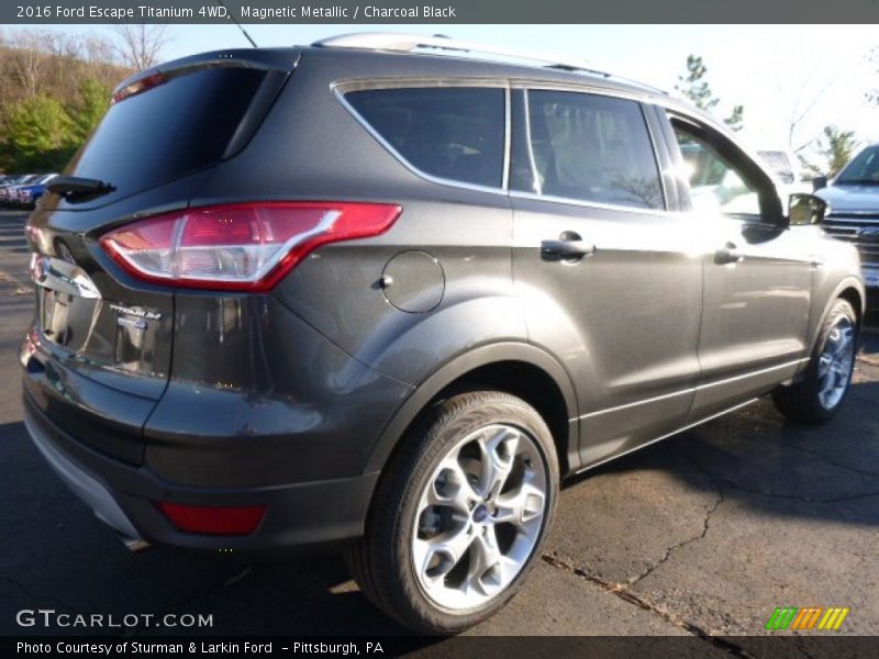 Magnetic Metallic / Charcoal Black 2016 Ford Escape Titanium 4WD