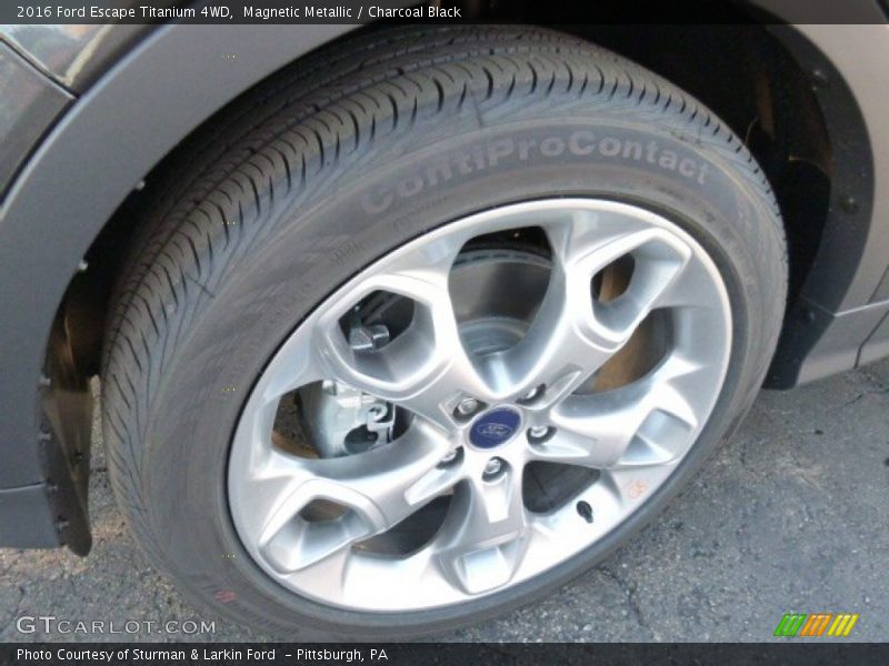 Magnetic Metallic / Charcoal Black 2016 Ford Escape Titanium 4WD