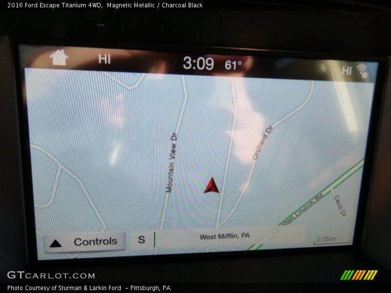 Magnetic Metallic / Charcoal Black 2016 Ford Escape Titanium 4WD