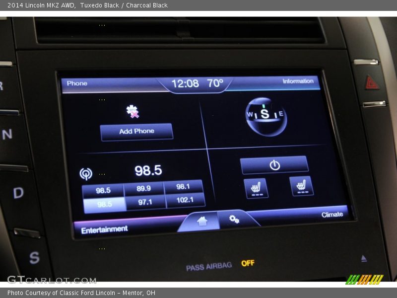 Tuxedo Black / Charcoal Black 2014 Lincoln MKZ AWD