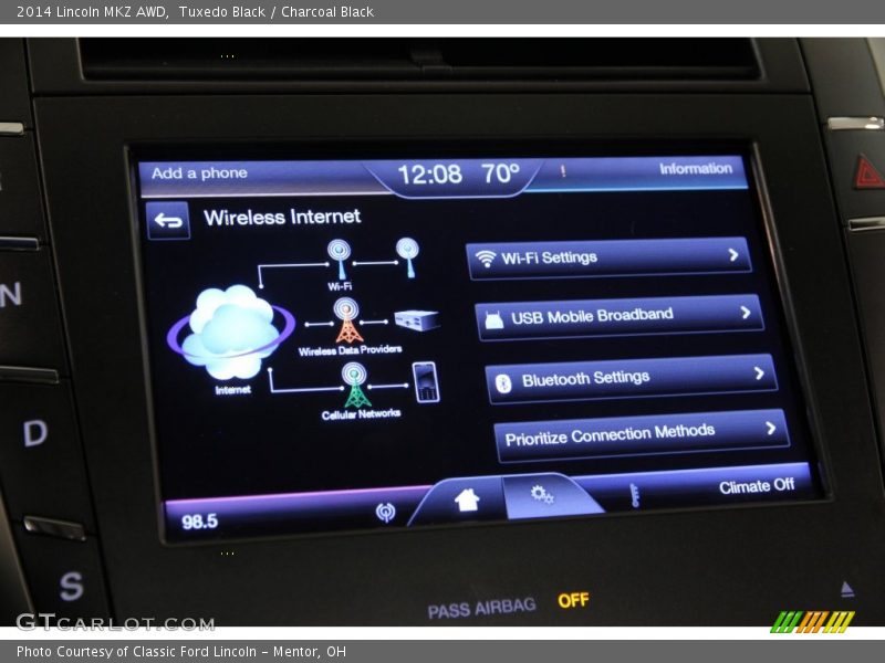 Tuxedo Black / Charcoal Black 2014 Lincoln MKZ AWD