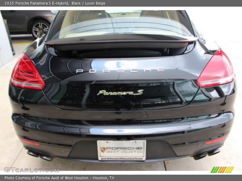 Black / Luxor Beige 2015 Porsche Panamera S E-Hybrid