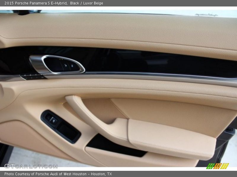 Black / Luxor Beige 2015 Porsche Panamera S E-Hybrid