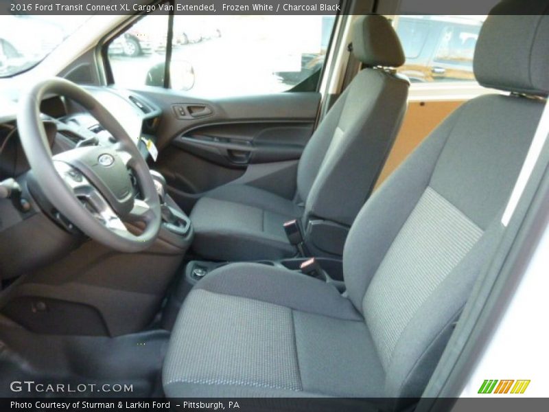 Frozen White / Charcoal Black 2016 Ford Transit Connect XL Cargo Van Extended