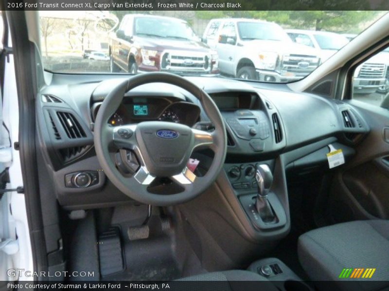 Charcoal Black Interior - 2016 Transit Connect XL Cargo Van Extended 