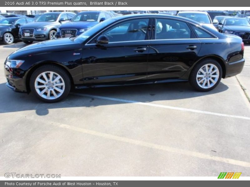 Brilliant Black / Black 2016 Audi A6 3.0 TFSI Premium Plus quattro