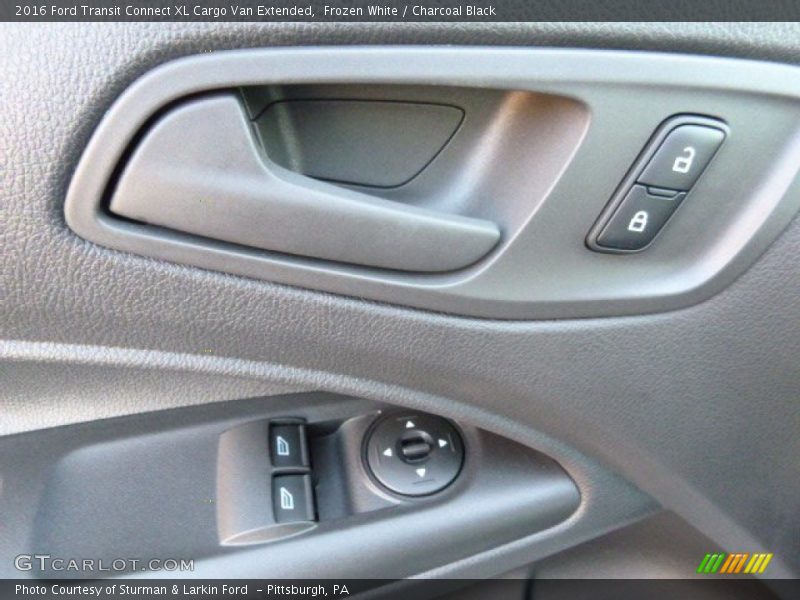 Frozen White / Charcoal Black 2016 Ford Transit Connect XL Cargo Van Extended