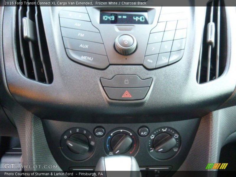 Frozen White / Charcoal Black 2016 Ford Transit Connect XL Cargo Van Extended