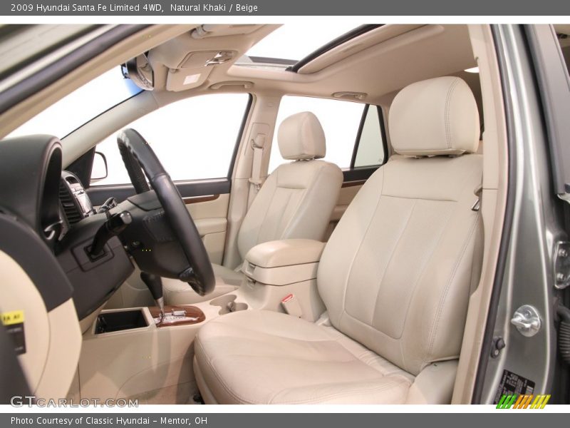 Natural Khaki / Beige 2009 Hyundai Santa Fe Limited 4WD