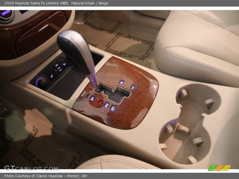 Natural Khaki / Beige 2009 Hyundai Santa Fe Limited 4WD