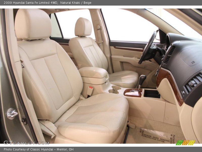 Natural Khaki / Beige 2009 Hyundai Santa Fe Limited 4WD