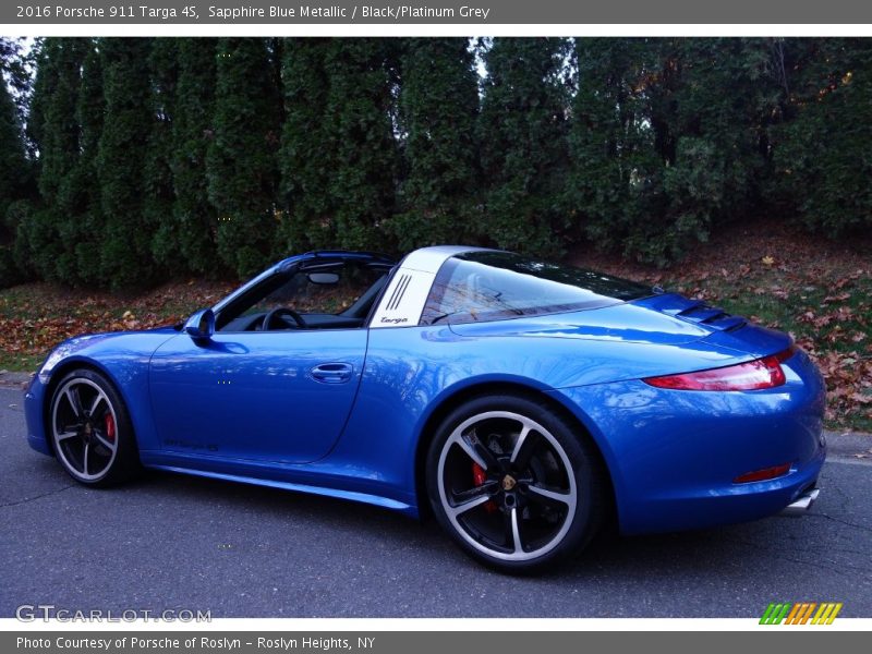  2016 911 Targa 4S Sapphire Blue Metallic