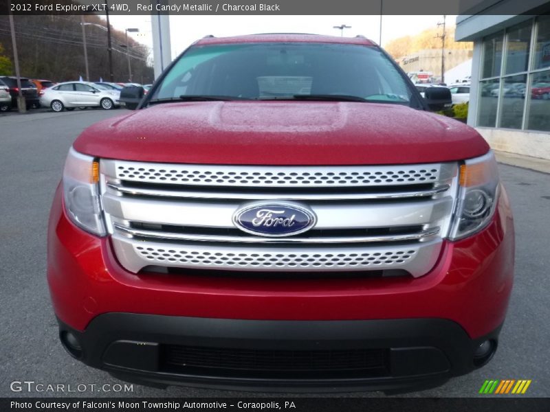 Red Candy Metallic / Charcoal Black 2012 Ford Explorer XLT 4WD