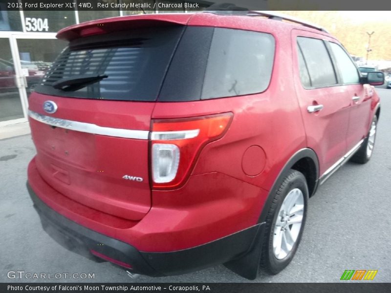 Red Candy Metallic / Charcoal Black 2012 Ford Explorer XLT 4WD