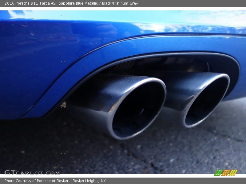 Exhaust of 2016 911 Targa 4S