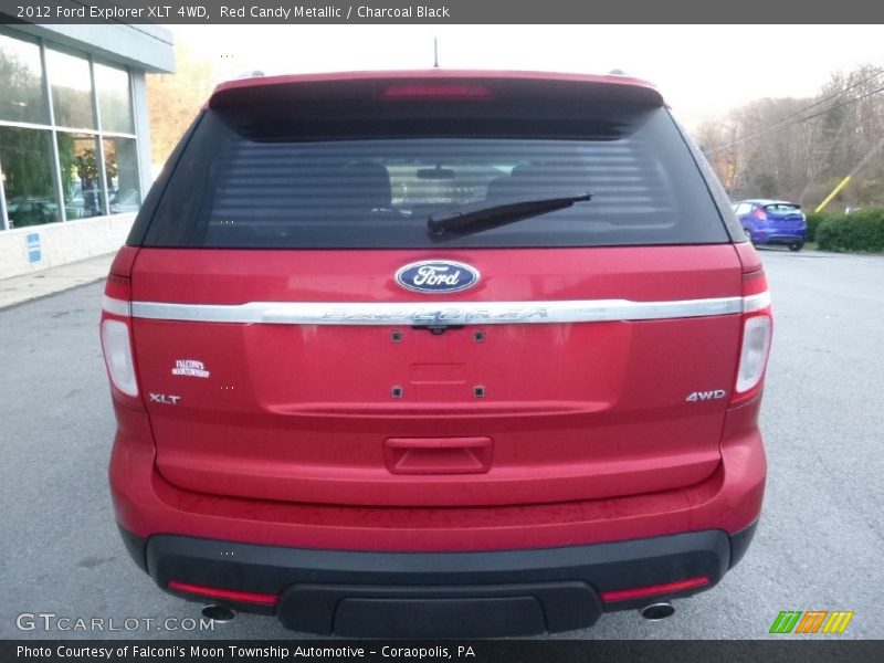 Red Candy Metallic / Charcoal Black 2012 Ford Explorer XLT 4WD
