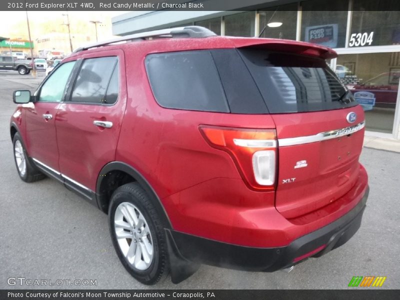 Red Candy Metallic / Charcoal Black 2012 Ford Explorer XLT 4WD