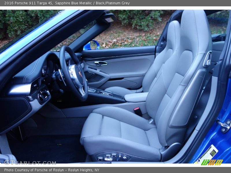 Front Seat of 2016 911 Targa 4S