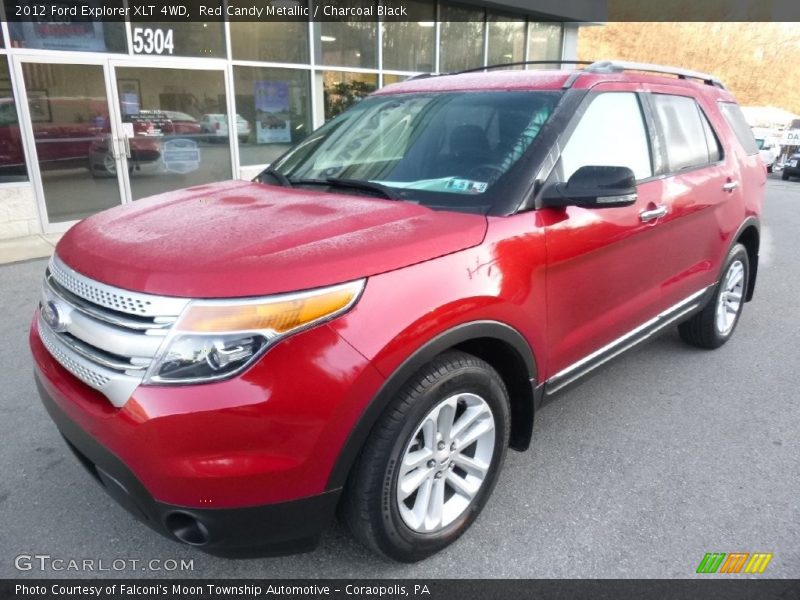 Red Candy Metallic / Charcoal Black 2012 Ford Explorer XLT 4WD