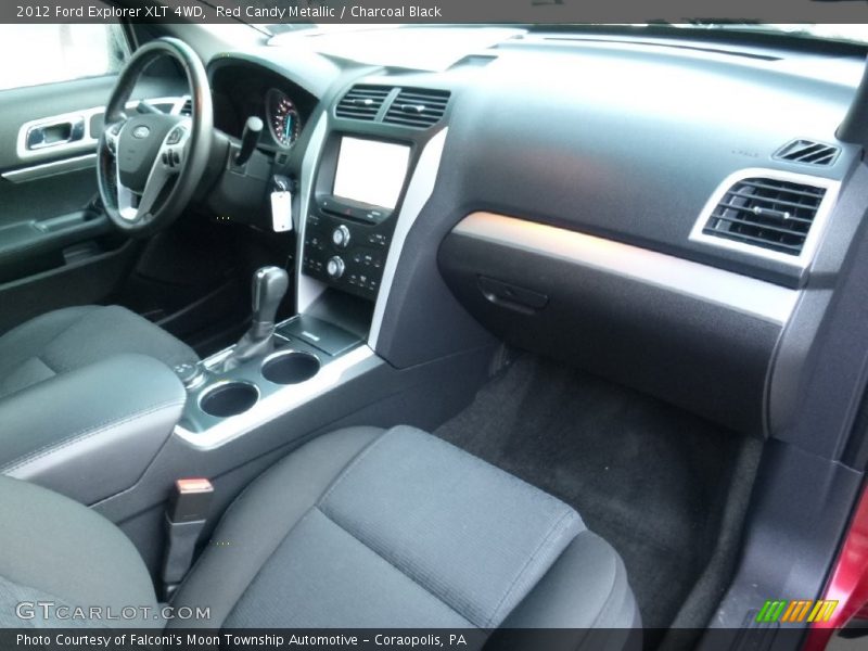 Red Candy Metallic / Charcoal Black 2012 Ford Explorer XLT 4WD