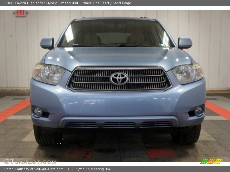 Wave Line Pearl / Sand Beige 2008 Toyota Highlander Hybrid Limited 4WD