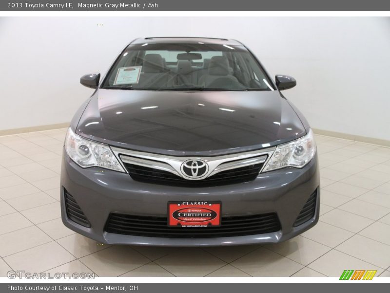 Magnetic Gray Metallic / Ash 2013 Toyota Camry LE