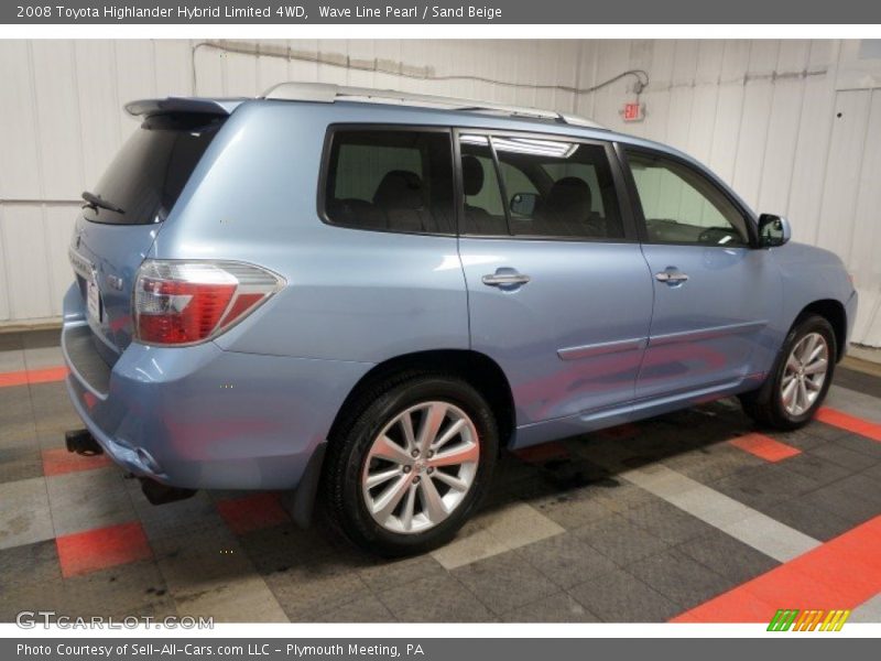 Wave Line Pearl / Sand Beige 2008 Toyota Highlander Hybrid Limited 4WD