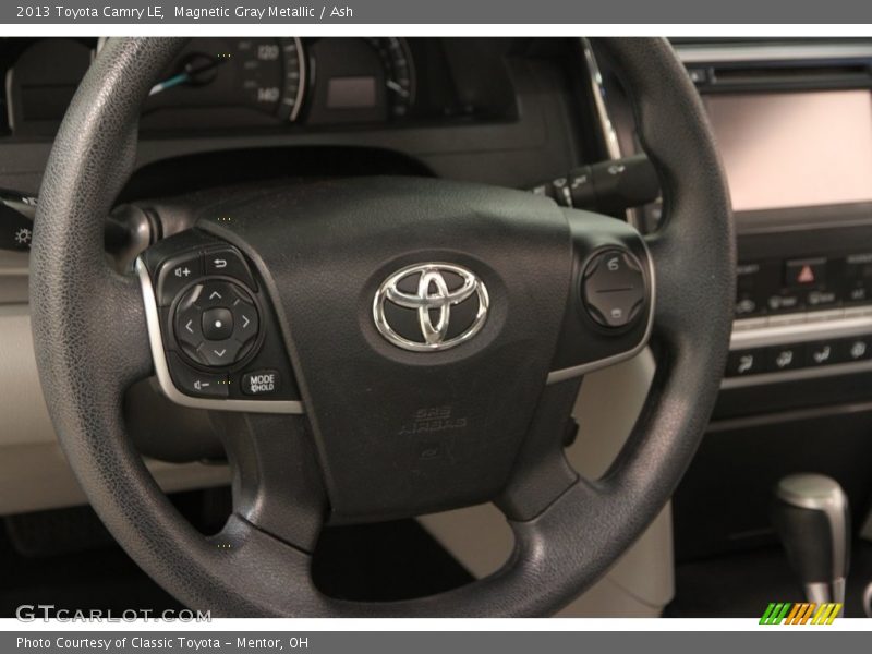 Magnetic Gray Metallic / Ash 2013 Toyota Camry LE