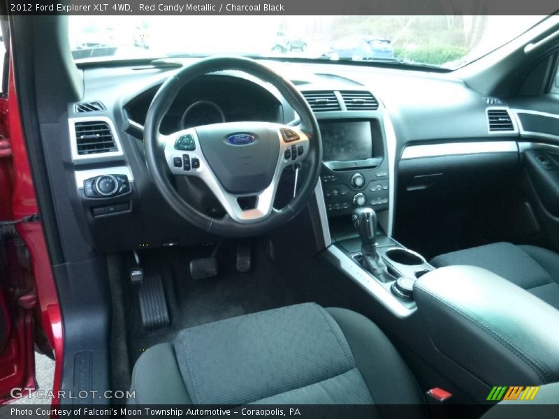 Red Candy Metallic / Charcoal Black 2012 Ford Explorer XLT 4WD