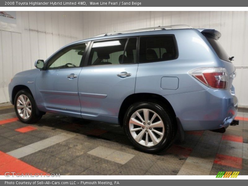 Wave Line Pearl / Sand Beige 2008 Toyota Highlander Hybrid Limited 4WD