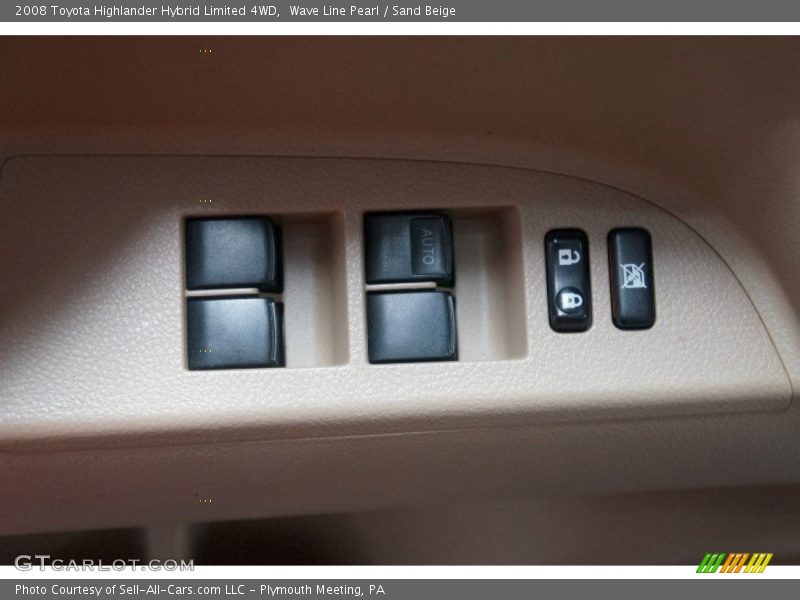 Wave Line Pearl / Sand Beige 2008 Toyota Highlander Hybrid Limited 4WD